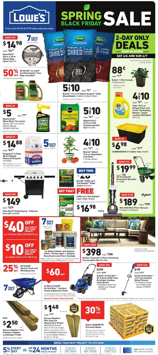 Lowes black friday ad 2018